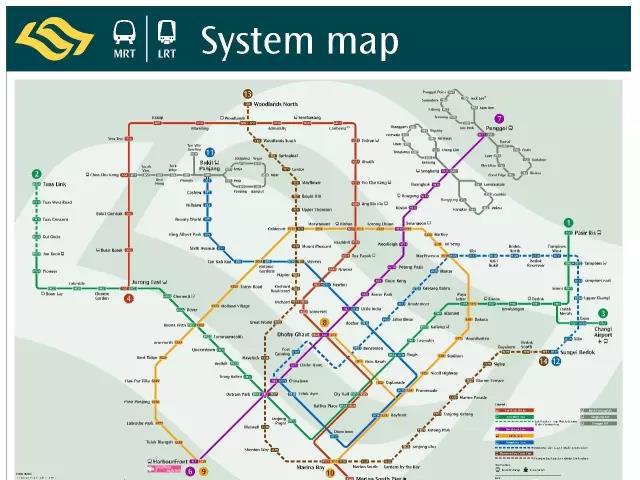 在新加坡，你一定看了假的MRT线路图