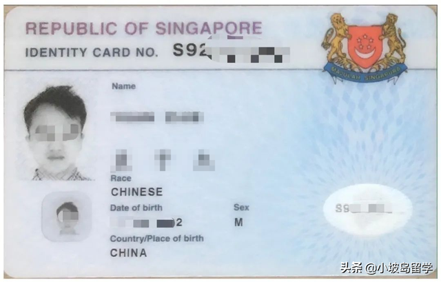 在新加坡,主要都有哪些身份准证?