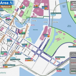 新加坡中央商务区开通 6 公里的新自行车道