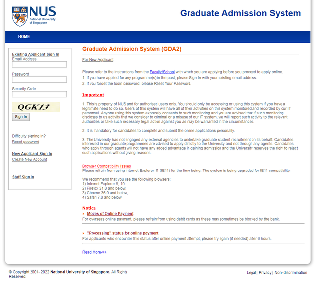 新加坡国立大学最新网申攻略！申请看这份就够啦