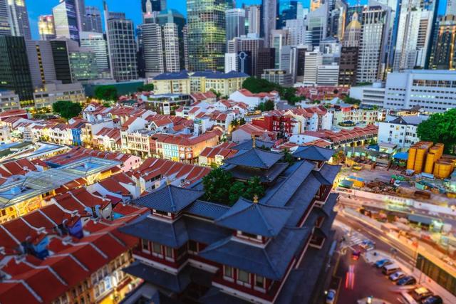 新加坡牛车水，历史悠久的唐人街