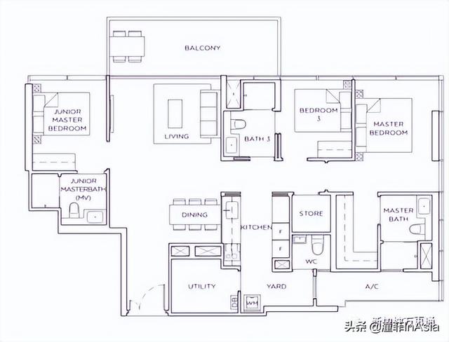 住在新加坡的顶层豪宅公寓是什么体验，网友：人均富豪的既视感