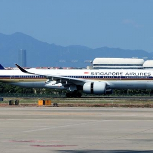 新加坡航空厦门-新加坡客运航线顺利首航