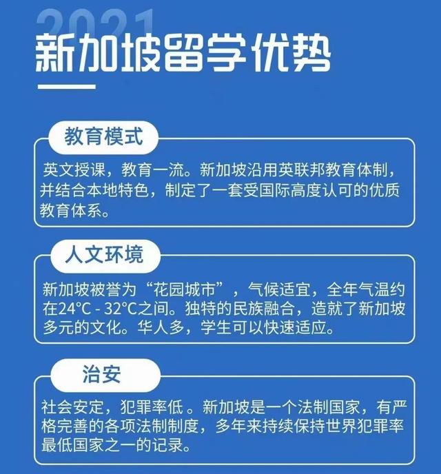 高中毕业新加坡留学方案