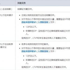 新加坡家属签证DP/LTVP申请攻略