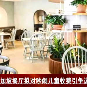 新加坡一餐厅拟对吵闹儿童收费（对熊孩子收费合理还是不合理？） ... ...