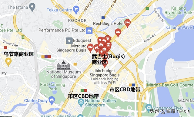 中央区繁华商业区域:武吉士(Bugis)公寓新盘大盘点