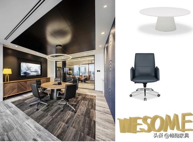 WESOME丨985㎡新加坡现代轻奢风办公家具工程配套案例分享