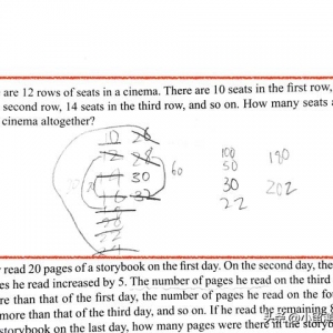 一道新加坡奥数训练题，孩子这么做笨吗？