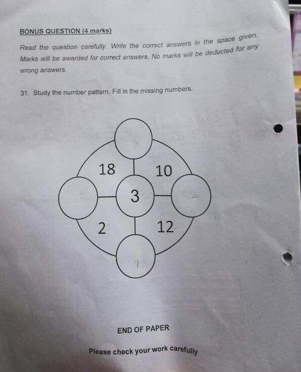 新加坡小学奇葩数学题难倒世界网友,你能答出来吗?