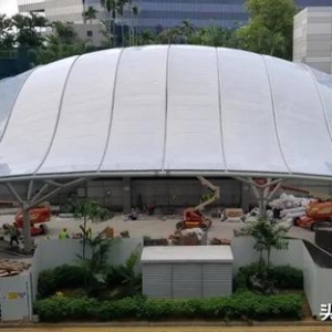 ETFE膜结构丨新加坡腾飞广场顶篷