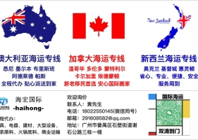 中国到加拿大海运可承接哪些货物？史上最全操作指南