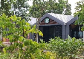 裕廊湖公园的星巴克开业了 新加坡最美星巴克吧